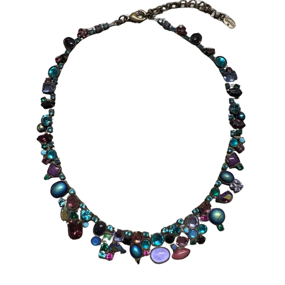Bohemian Purple and Blue Stone Necklace